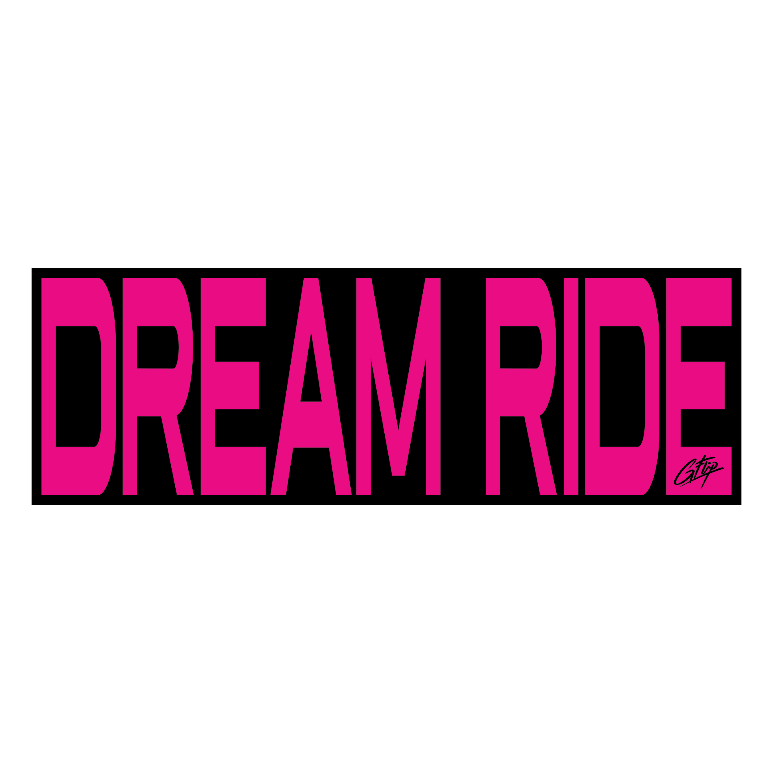 Dream Ride Bumper Sticker